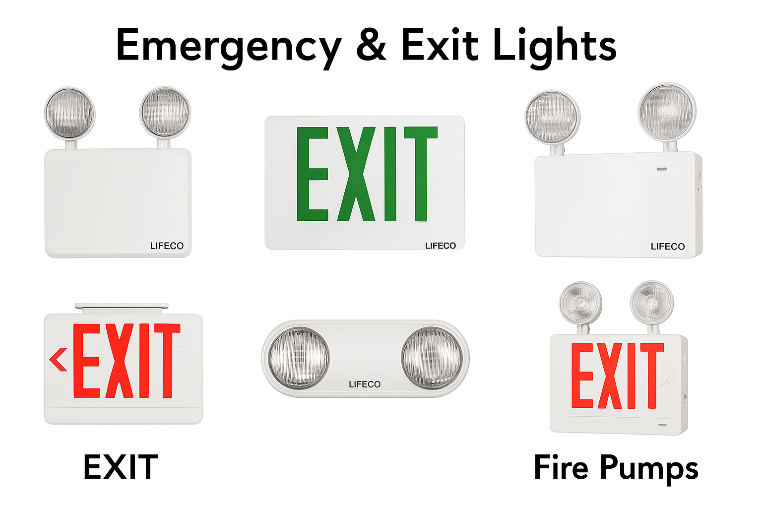 Emergency & Exit Lights
